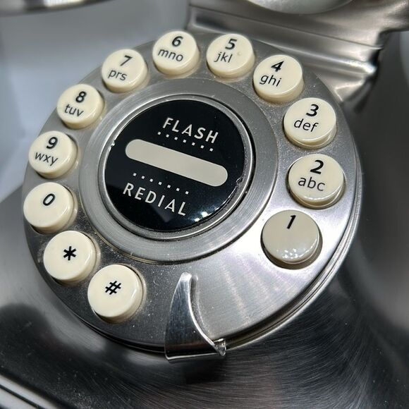 Pottery Barn Grand Classic Desk Phone- Brushed Chrome - Picture 2 of 7